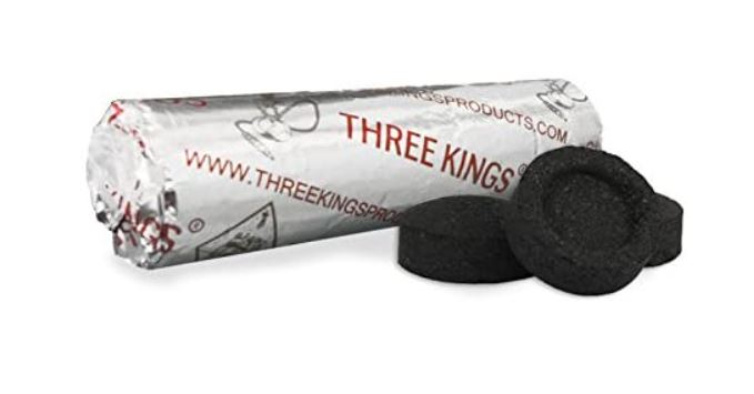 Three Kings Charcoal Disks (33MM and 40MM Rolls)