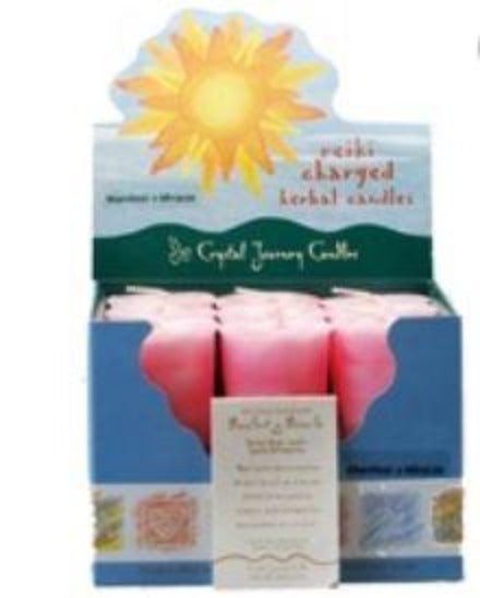 Manifest A Miracle Herbal Votive Candle (Light Bubblegum Pink)