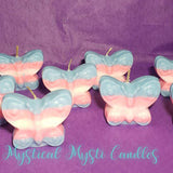 MMC Trans Pride Butterfly Candle