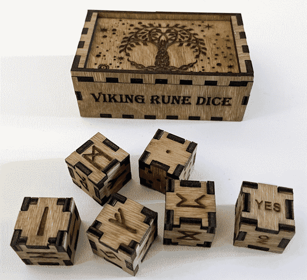 How to use the Viking Runes Dice Asheville Pagan Supply