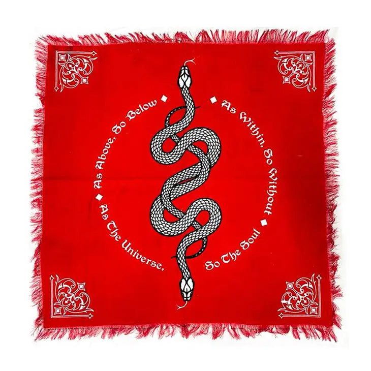 Serpent 18″ X 18″ Altar Cloth