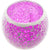 Votive Holder Glass Mosaic Round w/ LED T-Light