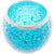 Votive Holder Glass Mosaic Round w/ LED T-Light