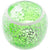 Votive Holder Glass Mosaic Round w/ LED T-Light