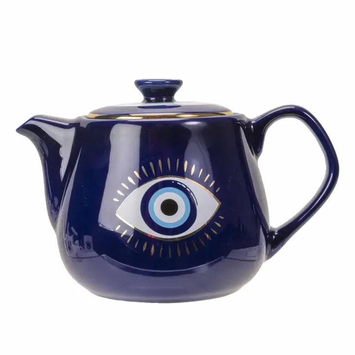 All Seeing Eye Teapot with Strainer