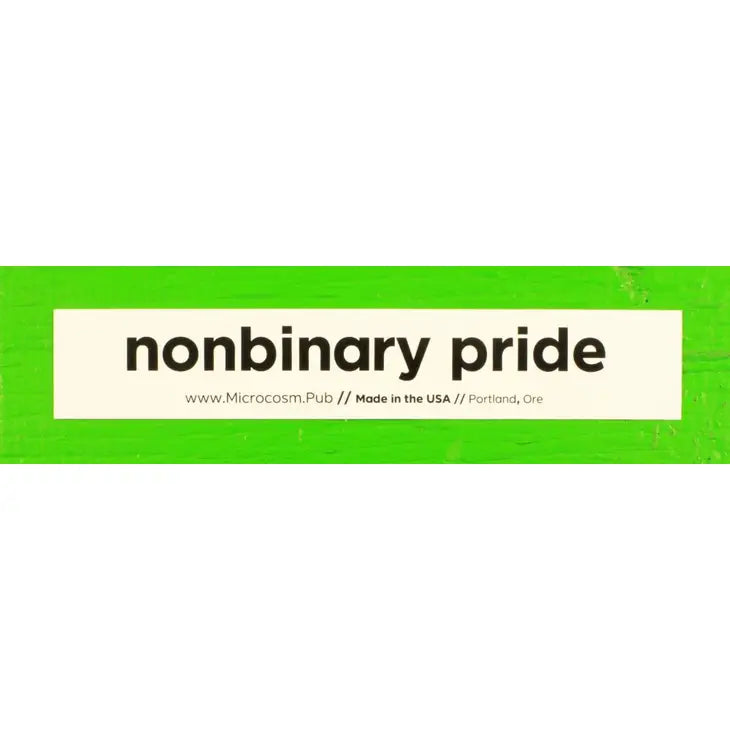 Nonbinary Pride Sticker