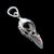 Raven Bird Skull Pendant- Small