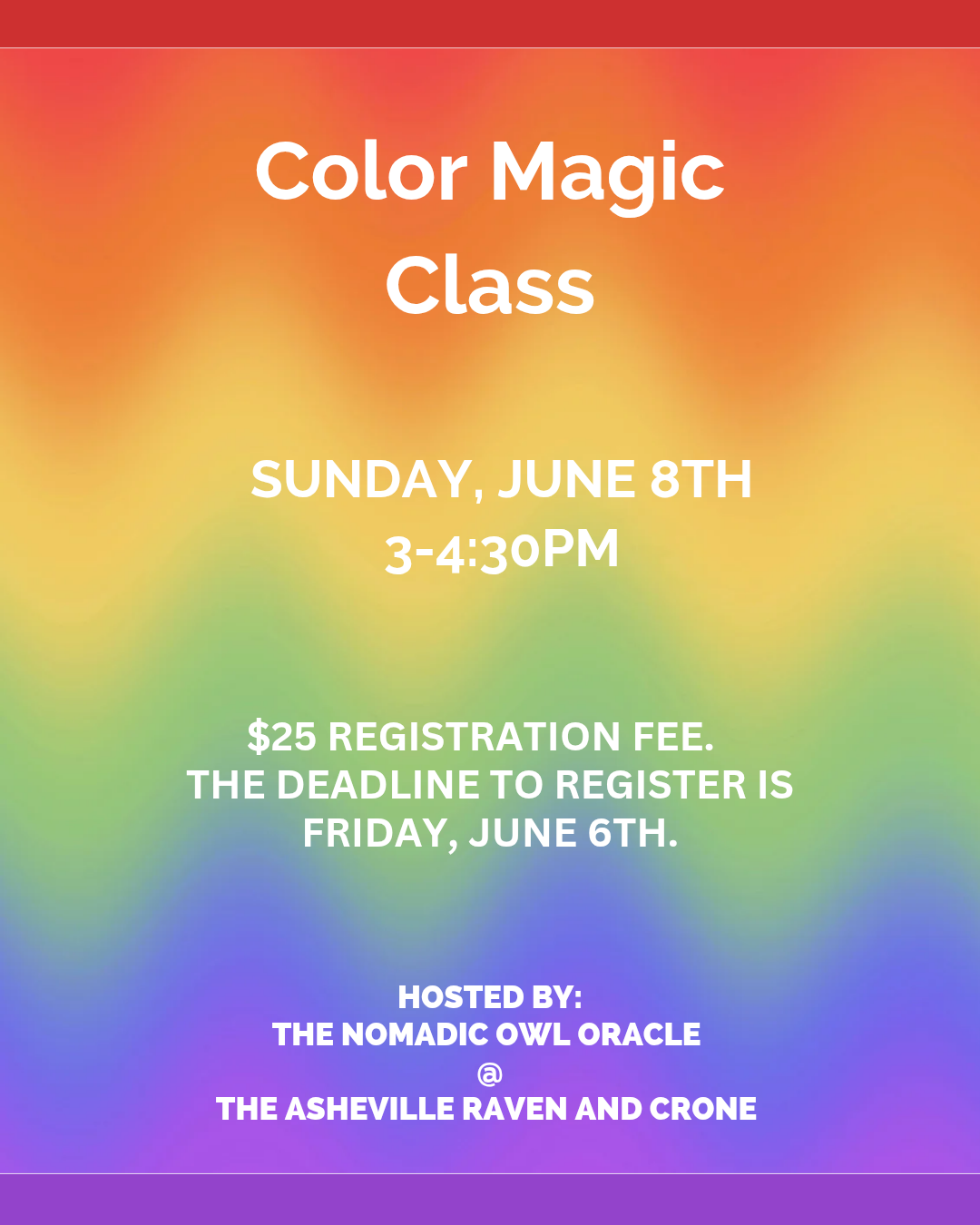 Color Magic w/ The Nomadic Owl Oracle