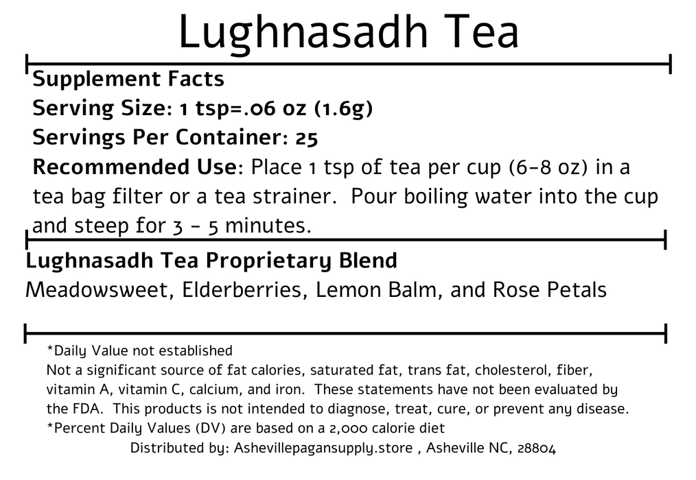 Lughnasadh Tea
