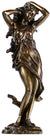 Metal Chalice Taper Candle Holder - Pentacle w/ Raven
