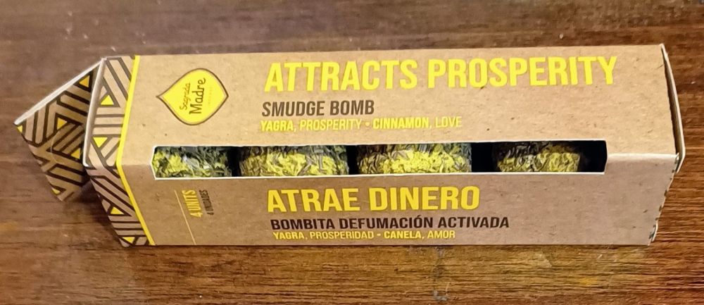 Sagrada Madre Incense box X4 Small Bomb Attract Money