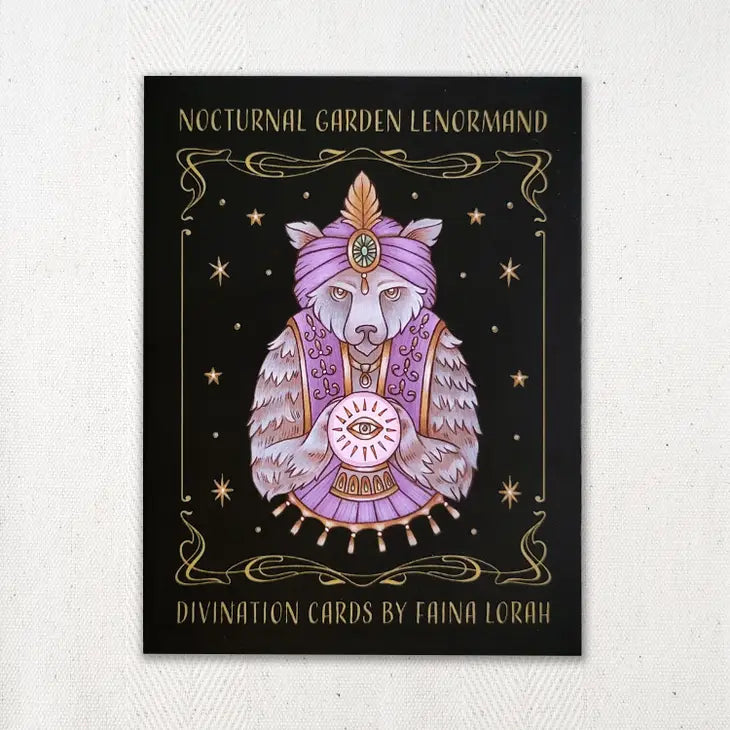 Nocturnal Garden Lenormand - Deluxe Ed - Art Nouveau Deck