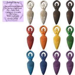 Polyresin Figurines Mini Goddesses - Asst'd Colors/Each
