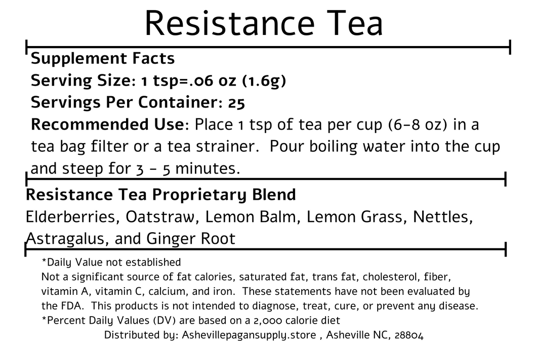 Resistance Tea