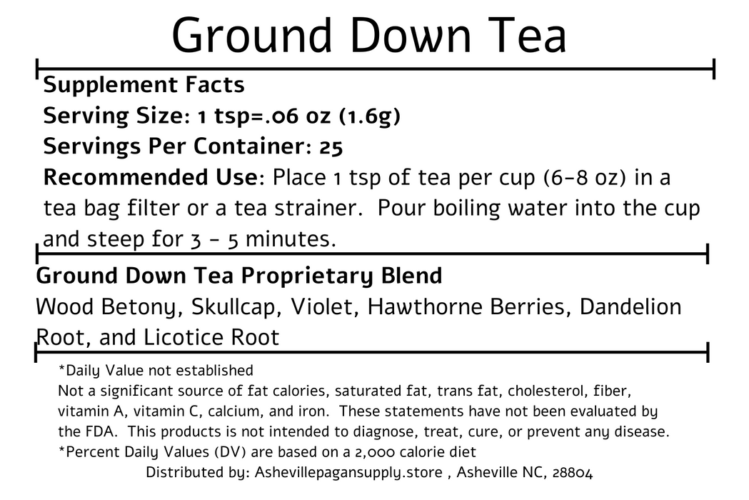 Ground Down Tea