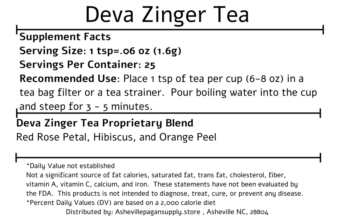 Deva Zinger Tea
