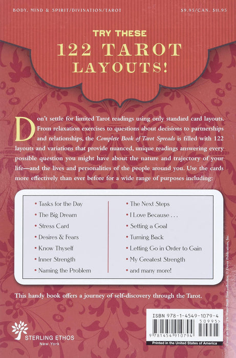Complete Book of Tarot Spreads: Trade Paperback