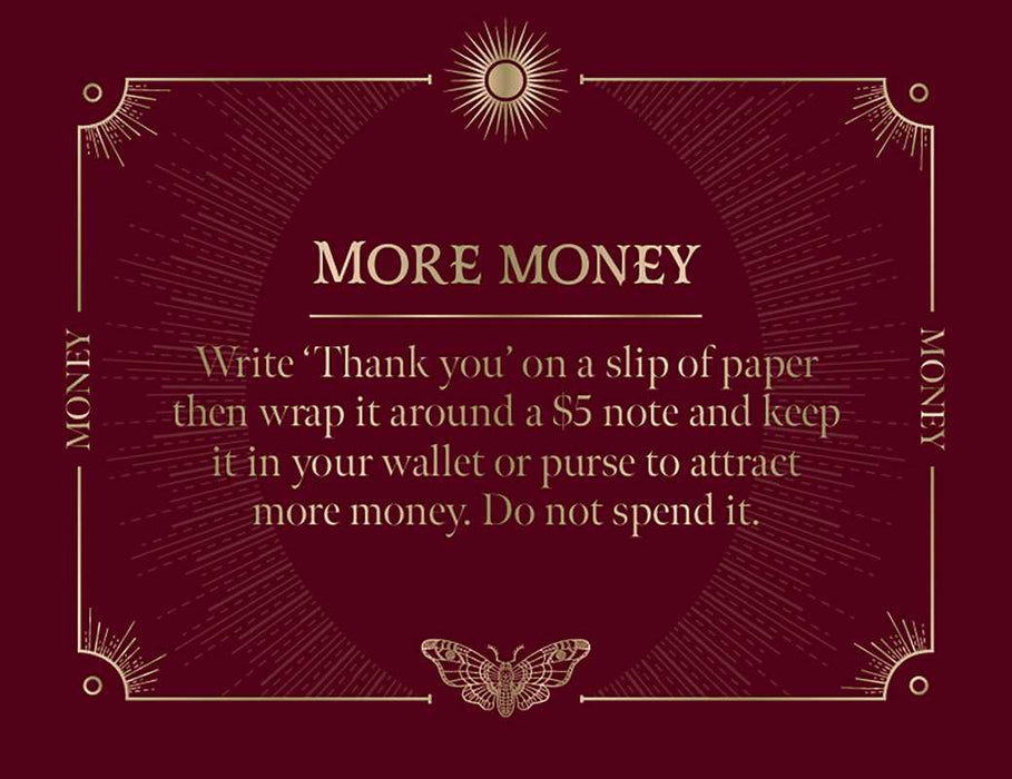 Spells: A little deck of enchantments by Lorriane Anderson: Flashcards; 40 pages / English