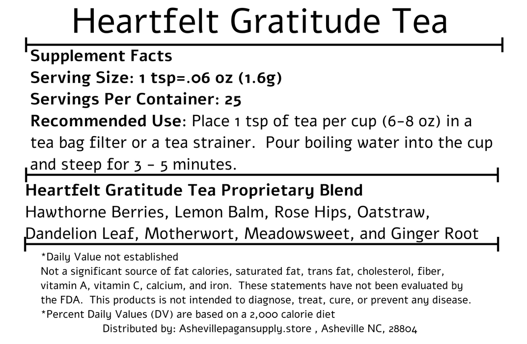 Heartfelt Gratitude Tea