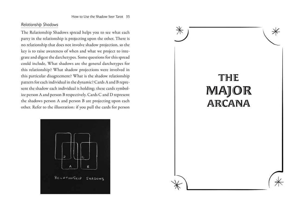 Shadow Seer Tarot by Maja D'Aoust: Flashcards; 256 pages / English