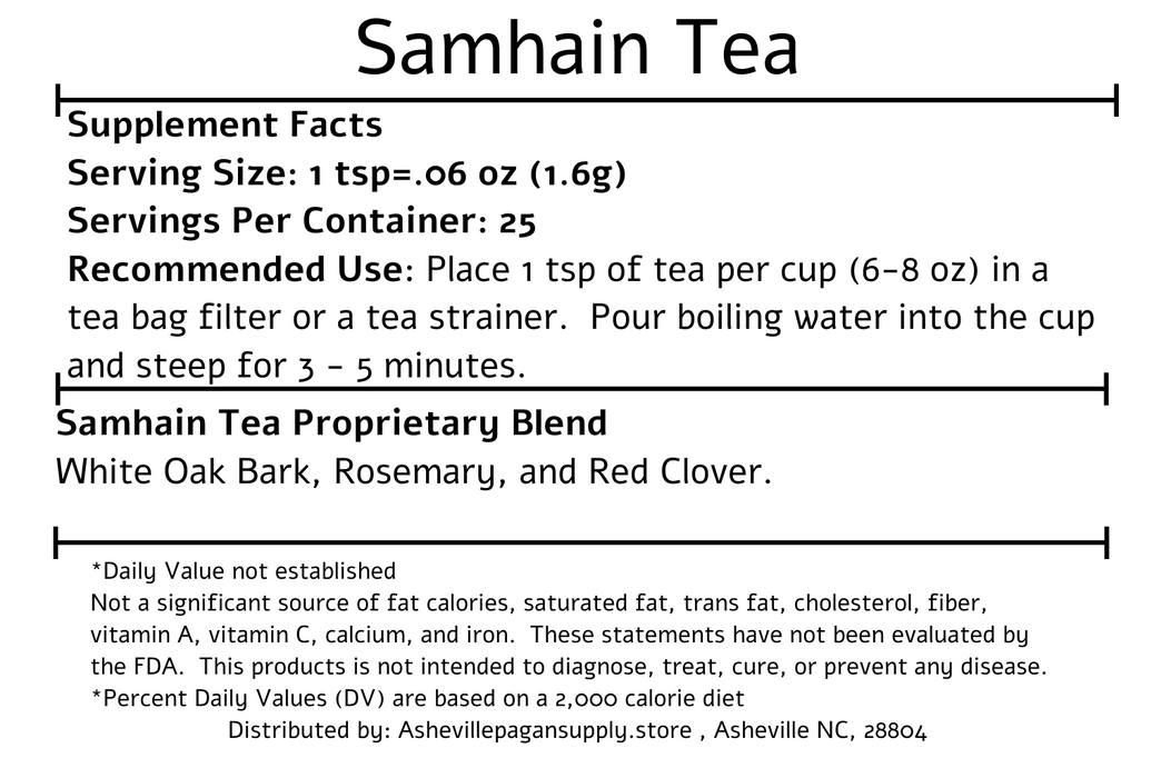Samhain Tea
