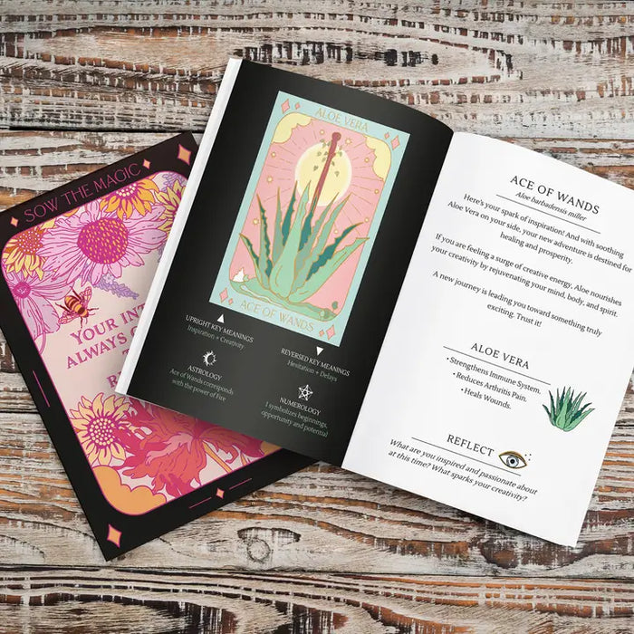 Sow the Magic Botanical Tarot Deck and Guide