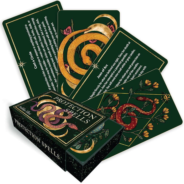 Protection Spells: 36 Cards for Magical Self-Defense by Judika Illes