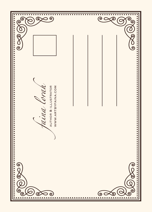 Mountain Troll Postcard set of 4
