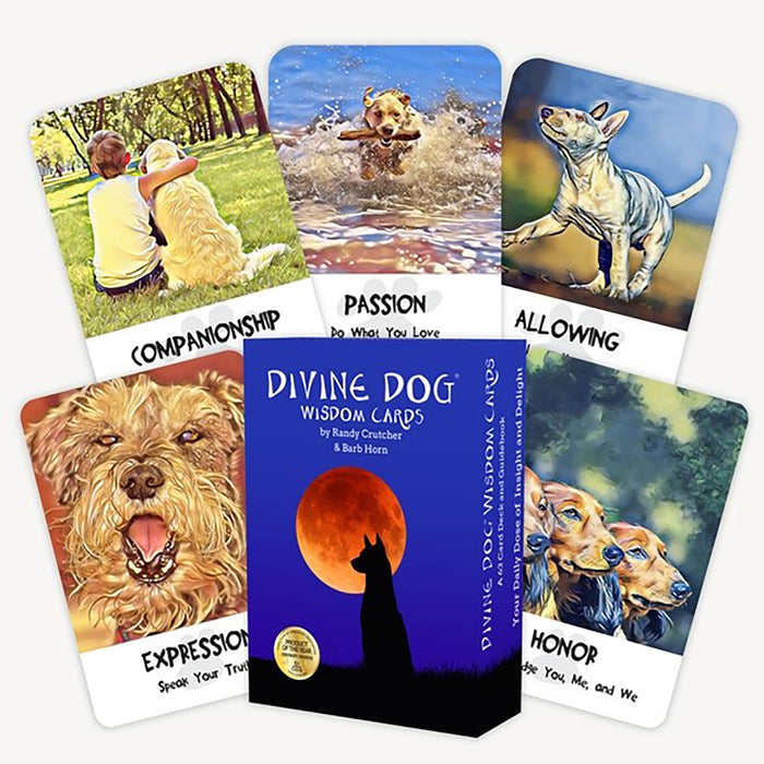 Divine Dog Wisdom Deck: 62 Cards & 144 Page Guidebook