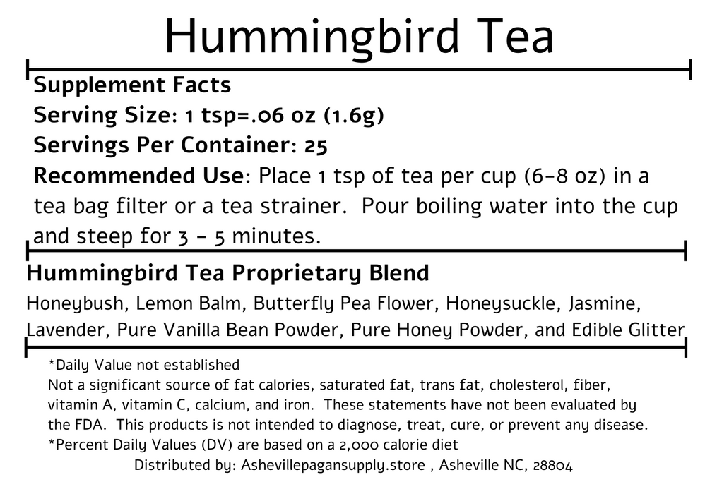 Hummingbird Tea