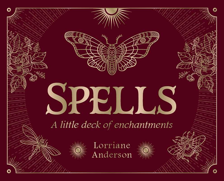 Spells: A little deck of enchantments by Lorriane Anderson: Flashcards; 40 pages / English