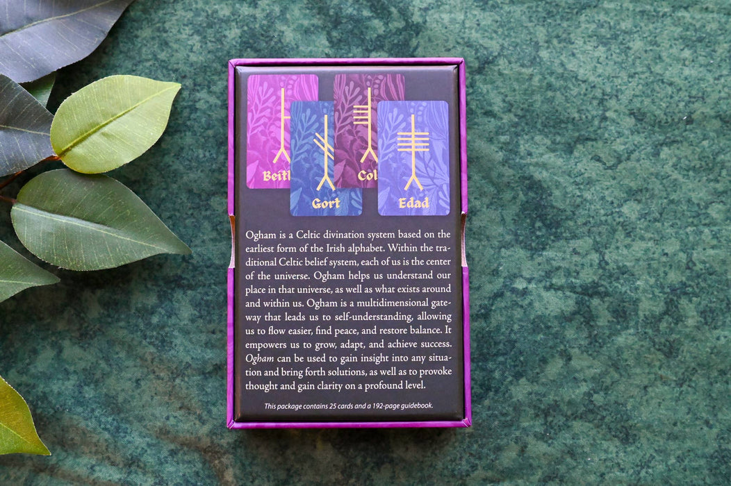 Ogham: 25-Card Deck and 192-Page Guidebook