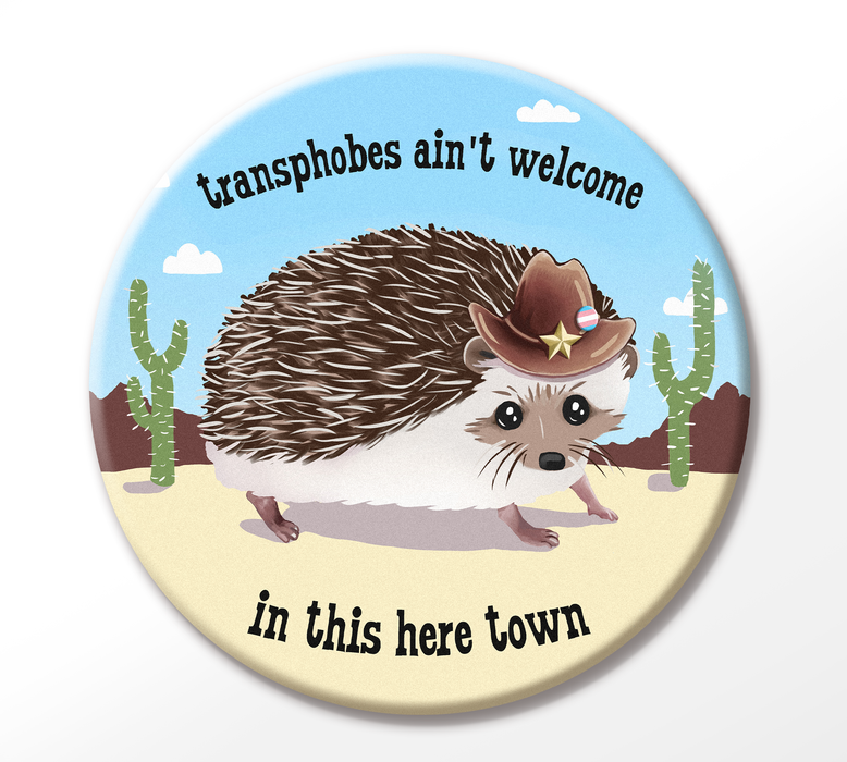 Trans Rights Hedgehog Magnet