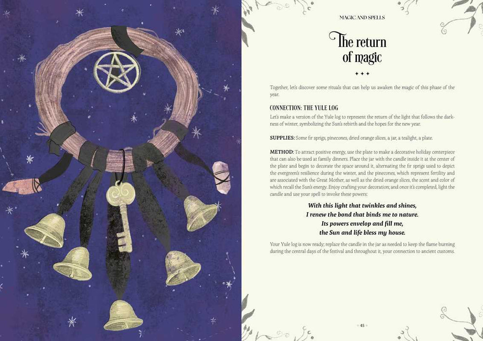 Witch's Wheel of the Year by Federica Vanini: Hardcover; 160 pages / English