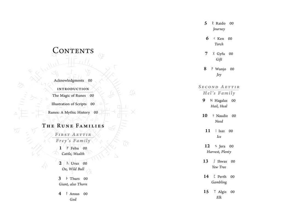 Futhark Rune Mysteries by Judith Dillon: Paperback; 192 pages / English