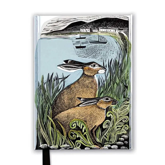 Angela Harding: Rathlin Hares (Foiled Journal)