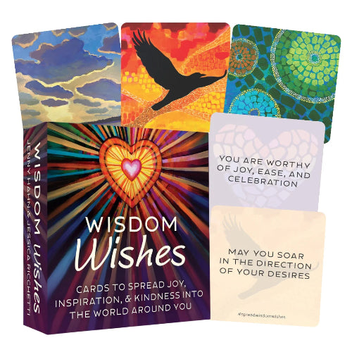 Wisdom Wishes: Cards to spread Joy, Inspiration, and Kindness by Jessica Ricchetti and Jenny Hahn