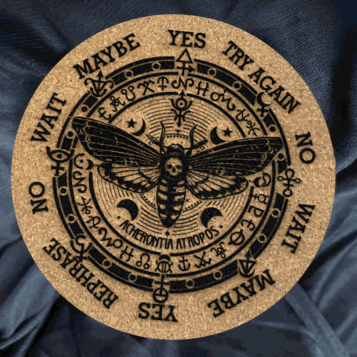 Death Moth Pendulum Coaster