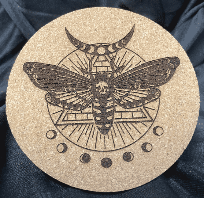 Coaster ~ Death Moth with Pyramid