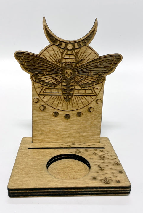 Death Moth Single Tarot Card Holder