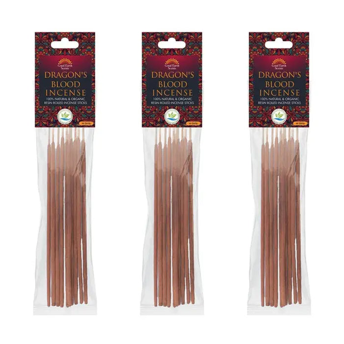 Dragon's Blood Artisan Resin Rolled Incense Sticks