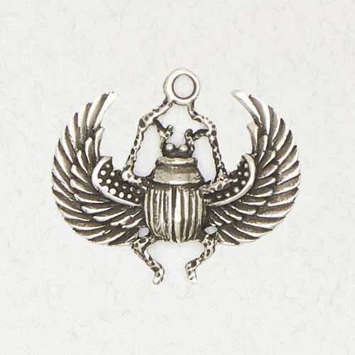 Egyptian Necklace - Scarab: Pewter
