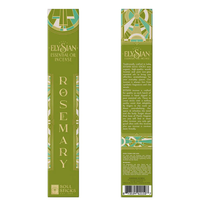 Elysian - Rosemary Essential Oil Incense Sticks