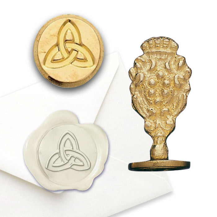 Florentine Brass Wax Seal Stampers-Trinity