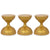 Golden Wooden Ukrainian Easter Egg Stand 1.5"