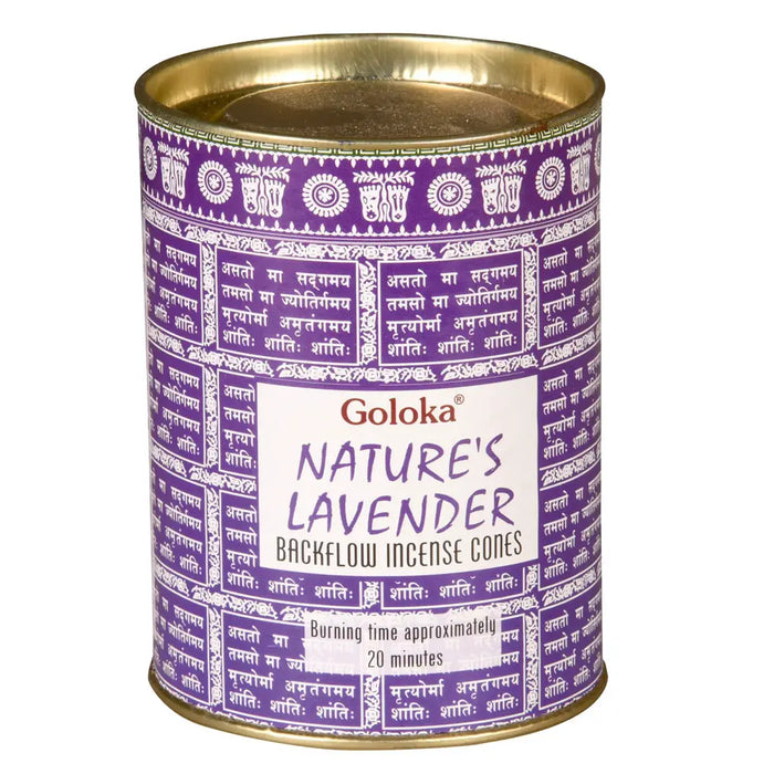 Goloka Backflow Cones Lavender