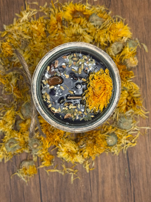 Samhain Ritual Beeswax/Soy blend Candle