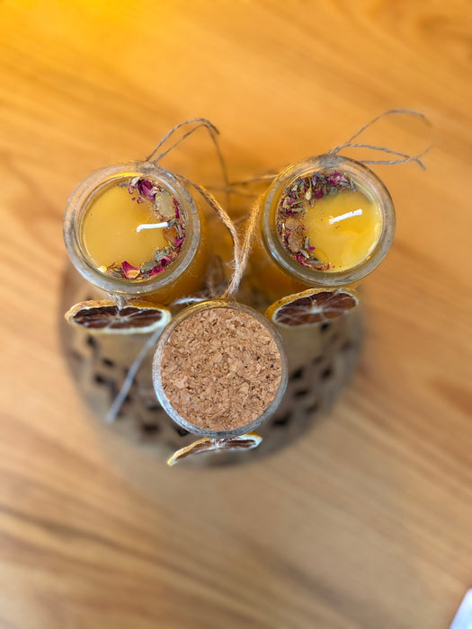 Ostara Beeswax Ritual Candle