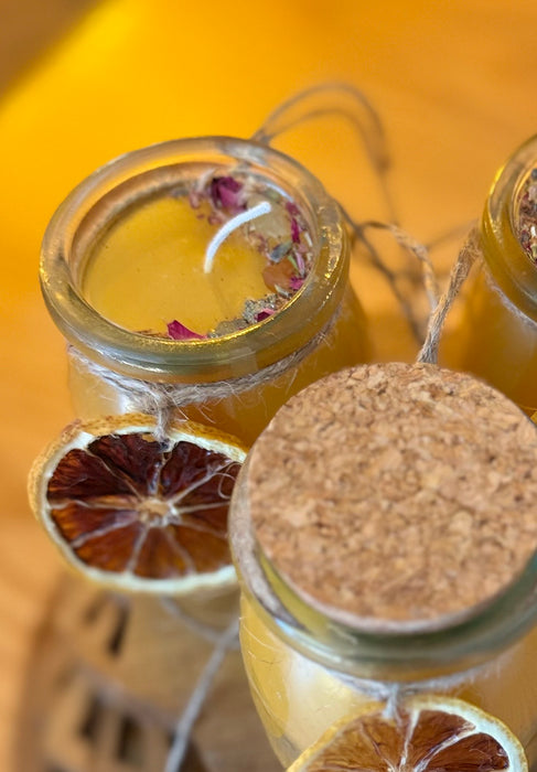 Ostara Beeswax Ritual Candle