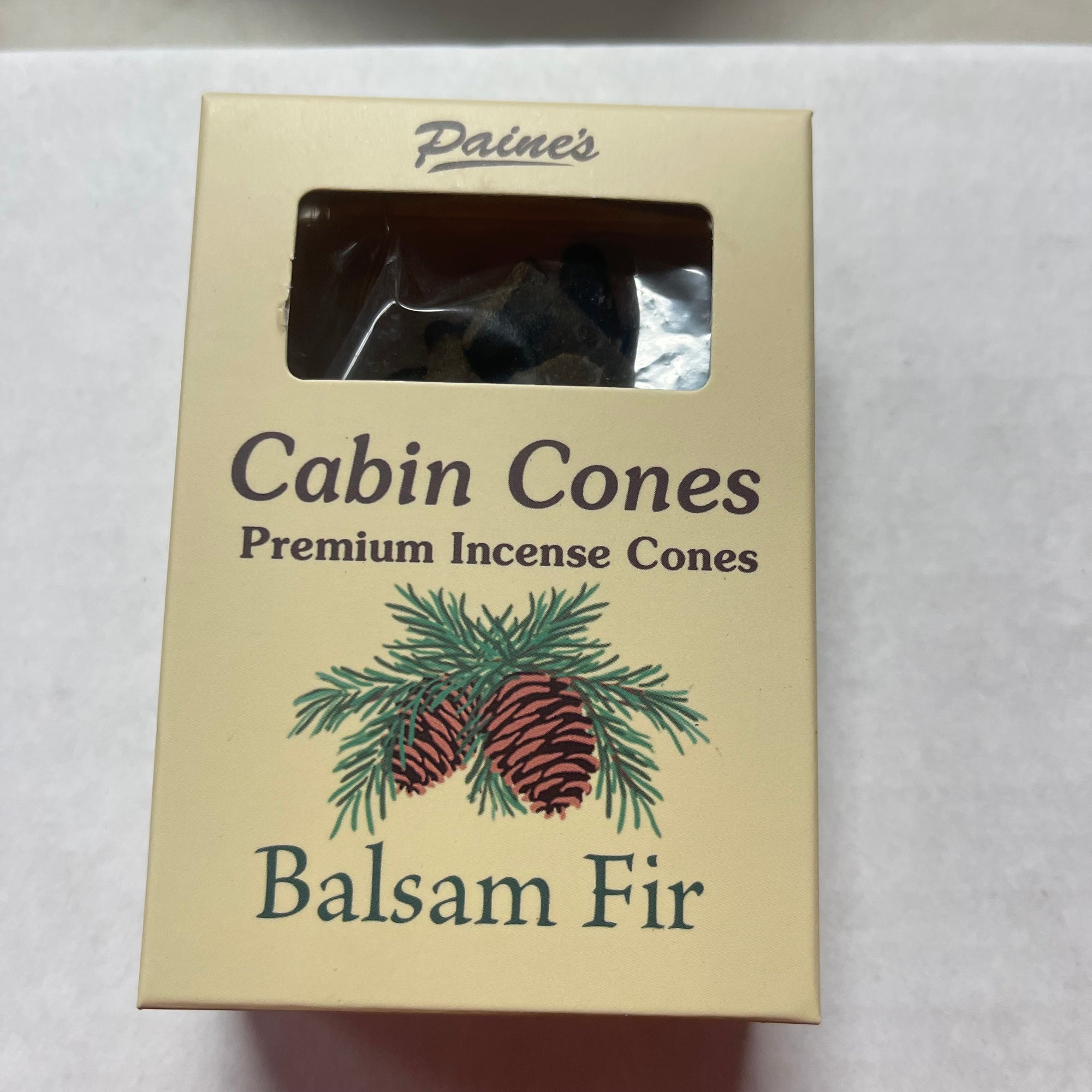 Paine's Incense Cones Boxed- Balsam Fir